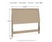 Cielden - Two-Tone - Queen Panel Headboard
