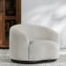 Beverly - Swivel Accent Chair - Ivory