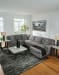 Birkdale Court - Gray - 3-Piece Sectional With Raf Corner Chaise