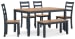 Gesthaven - Dining Room Table Set (Set of 6) - Natural / Blue