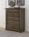 Cool Rustic - 5-Drawers Chest - Mink