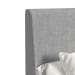 Westland - Full Upholstered Bed With Fabric - Almond Gray