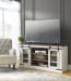 Wystfield - White / Brown - Large TV Stand