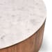 Josie - Round Coffee Table - Umber/Marble