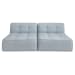 Sunseeker - 2 Piece Outdoor Sun Lounger - Light Blue