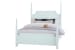 Tide & Timber - King - Pencil Post Bed - Blue Maple
