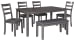 Bridson - RECT DRM Table Set (Set of 6) - Gray