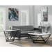 Riko - 2 Piece Occasional Table Set, Coffee Table & End Table - Black