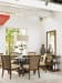 Ocean Club - South Sea Dining Table With 60" Glass Top - Dark Brown