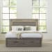 Horizons - King Storage Bed - Gray