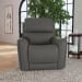 Carter - Power Recliner With Power Headrest & Lumbar - Smoke