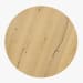 Layne - Round Coffee Table With Casters - Natural
