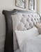 Bellamy - Complete Queen Sleigh Storage Bed - Peppercorn