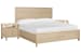 Merrifield - King Panel Storage Bed With 2 Nightstands - Sandstone Beige