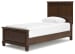 Danabrin - Twin Panel Bed - Brown