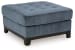 Maxon Place - Navy - Oversized Accent Ottoman