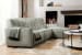 Reaux - Power Recline Sofa With RAF Chaise With 2 Power Recliners