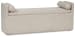 Galliden - Large Upholstered Dining Room Bench - Beige