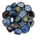Azul - Agate Accent Table - Blue