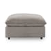 Caplan - Upholstered Ottoman - Elite Charcoal