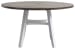 Postenbrook - White - Round Drop Leaf Counter Table