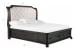 Bellamy - Complete King Sleigh Storage Bed - Peppercorn