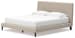 Cielden - Soft Gray - King Upholstered Bed with Roll Slats