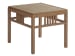 St Tropez - Rectangular End Table - Light Brown
