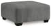 Birkdale Court - Gray - Oversized Accent Ottoman