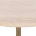 Malani - Travertine Gathering Table - Natural