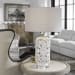 Dahlina - Ceramic Table Lamp - White
