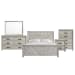 Ellen - King Panel 5 Piece Bedroom Set - White