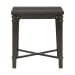 Factory - End Table With Power box USB - Dark Gray