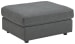 Candela - Charcoal - Oversized Accent Ottoman