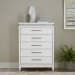 Reflections - 5 Drawer Chest With Lights - White