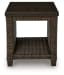 Monterey Point - Square End Table - Dark Brown