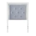 Reflections - Twin Upholstered Panel Headboard With Lights - White