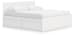Onita - King Panel Platform Bed With Storage - White
