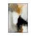 Hemisphere - 48" x 72" Canvas Art - Gray & Light Brown
