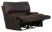Wembley - Italian Leather Match Power Lay Flat Recliner With Power Adjustable Headrest - Chocolate