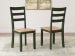 Gesthaven - Dining Room Side Chair (Set of 2) - Natural / Green