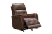 Horton - Recliner-Rocker With Power And Power Headrest - Dark Brown