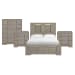 Kelis - Queen 4 Piece Bedroom Set With 2 Nightstands & Chest - Gray