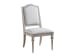 Malibu - Aidan Upholstered Side Chair - Pearl Silver