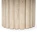 Tiber - 70" Round Dining Table - Cream Washed
