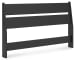 Socalle - Black - Full Panel Headboard
