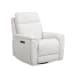 Refined - Power Swivel Gliding Recliner With Power Headrest & Lumbar - Pearl