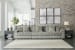 Lindyn - Fog - 3-Piece Sectional Sofa