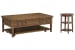 Bay Creek - Rectangular Cocktail Table With Accent End Table - Toasted Nutmeg