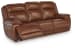 Healy Pier - 2 Pc. - Power Reclining Sofa, Power Reclining Loveseat With Console - Chocolate